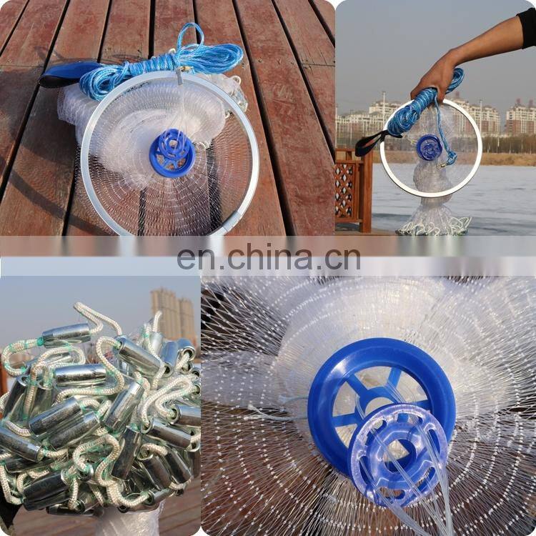 PE black fishing trap Hot dip galvanizing wire lobster trap fish traps foldable big spring cage for sale