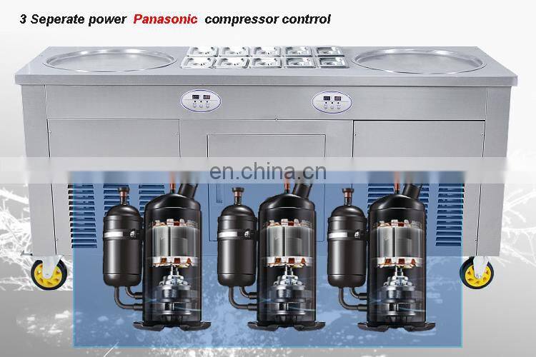 good price single flat pan fried ice cream cold plate machine