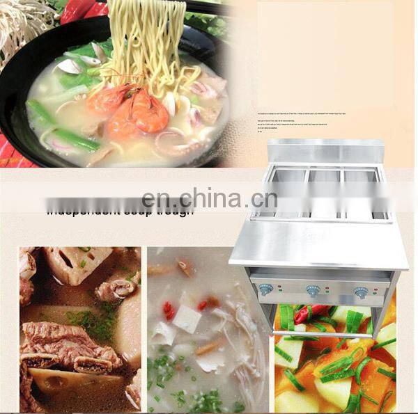 Gas convection pasta cooker & bain marie /noodle cooker with 6 baskets