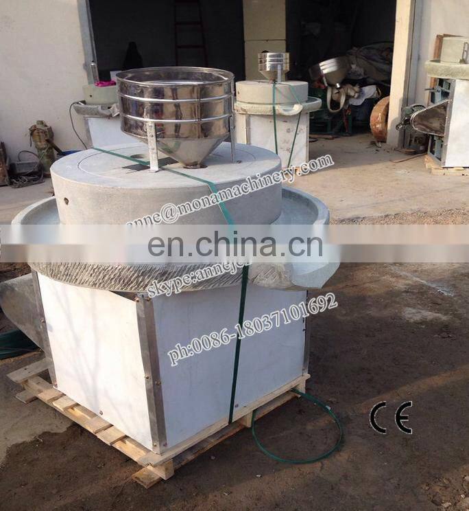 Small Scale Electrical Natural Soybean Milk Stone Mill