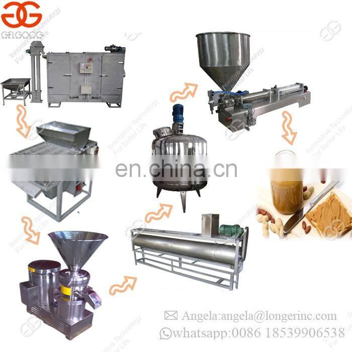 Industrial Use Tahini Nut Almond Paste Cocoa Bean Butter Equipment Machine Peanut Butter Production Line For Sale