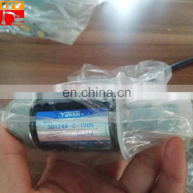Excavator Parts PC60-7 PC70-7 Solenoid Valve 201-60-72110 2016072110 SD1244-C-1002  D1244-C-1005 Valve