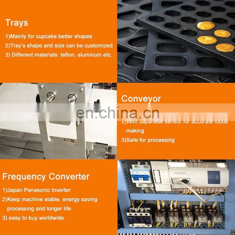 Full automatic cup cake machinery / Cup cake making machine / cookies machine