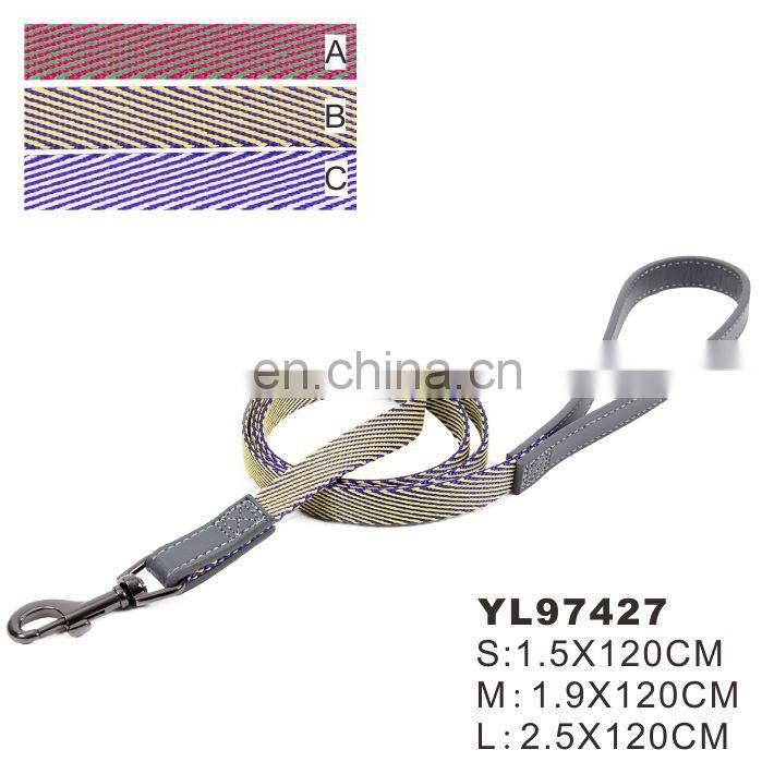 Durable Colorful Comfortable Traffic Knit Contral Handle Adjustable Dog Leash