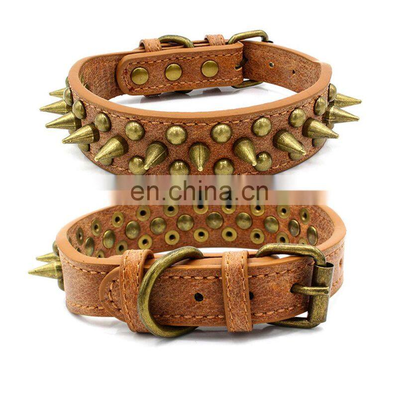 Wholesale Manufacturer Custom Luxury Dog Spike Collar