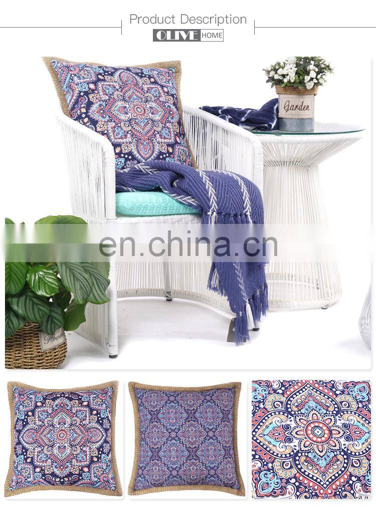 Hot Sell Home Cushion Water Repellent Fabric Daybed Outdoor Throw Pillow