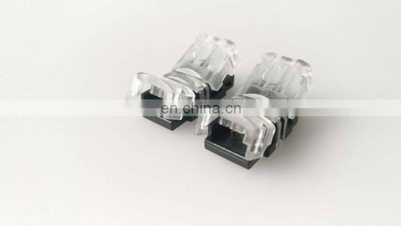 Newest flexible waterproof 8mm width 2 channels hippo led strip connector