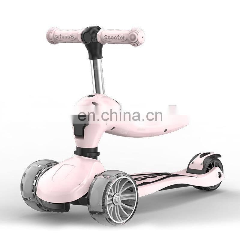 2 in 1 Functional 3 wheel kids scooter/new kids scooter cheap kids scooter/kids scooter with seat