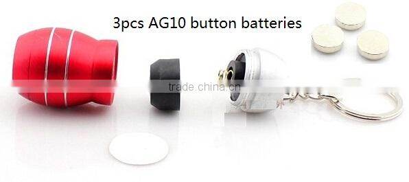 Mini 3 led LED keychain flashlight