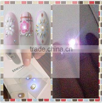NFC Chip LED Light Nail sticker / Lady Lovely Blinking NFC Nail Tag