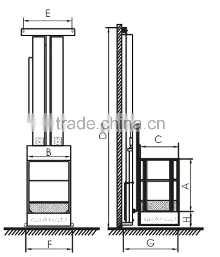 Automobile Workshop Tools Mini Tilting Scissor Lift Table