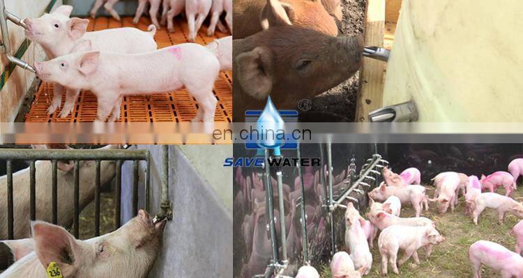 Stable work 304 stainless steel pig nipple drinker for dog and cat