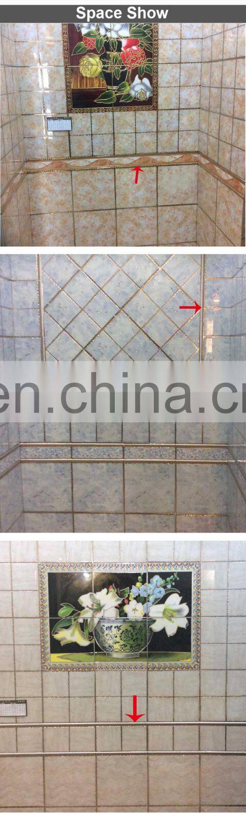 ceramic decoration tile customized size model 20*600mm border tile pencil tile