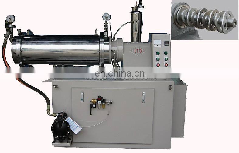 China good quality 5-60L capacity disc type horizontal bead mill