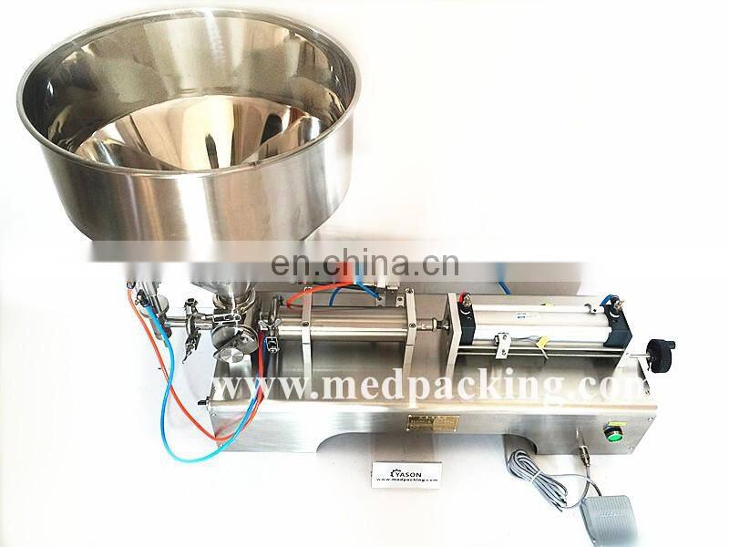 50-1000ml Single Head Cream Shampoo Filling Machine with Mixer