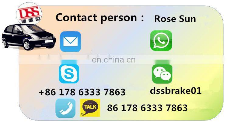 Asbestos free brake shoe K3369 for aftermarket