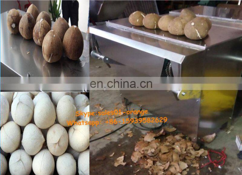 Automatic coconut husk remover /Coconut shell removing machine / Coconut shell peeling machine