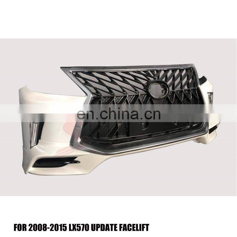 New arrival bumper tuning LX old change nuw facelift body kit for 2008-2015 LX570