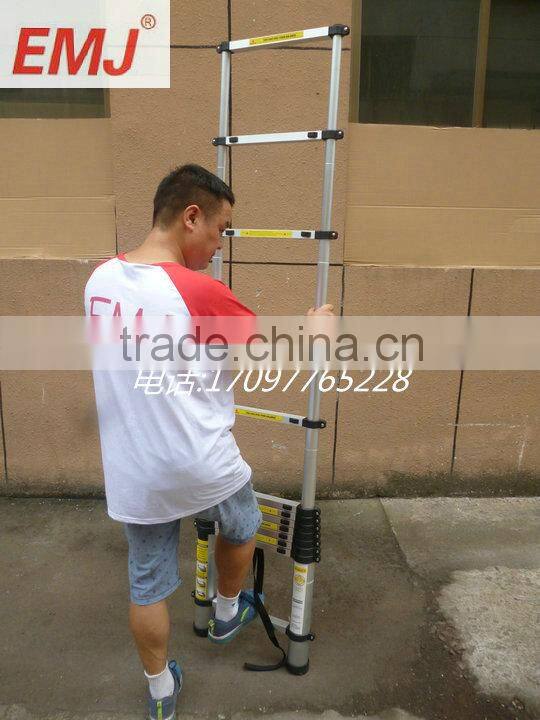 Aluminum portable telescopic ladders 4.1m