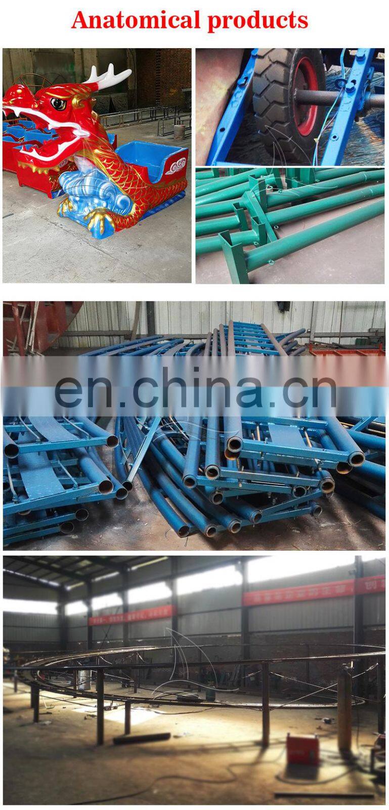 Fairground roller coaster dragon wagon roller coaster for park