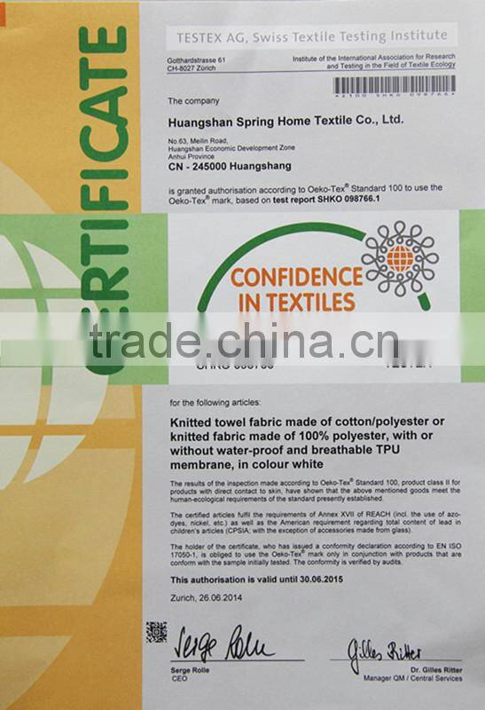 High grade tpu laminated tencel waterproof fabric for home textiles