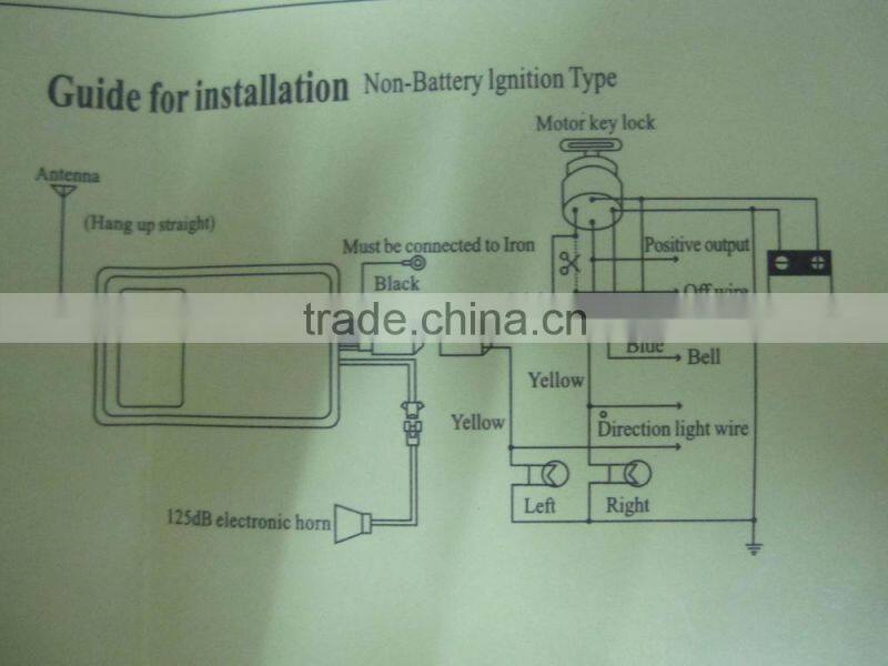 Cheap and Easy to- nstall motorcycle alarm system motorcycle security alarm system Motorcycle Alarm