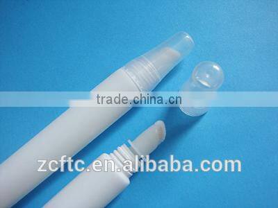 green plastic airless tube packaging cosmetics tubes with flip top cap, 50g cosmetic packaging tube for faical mask
