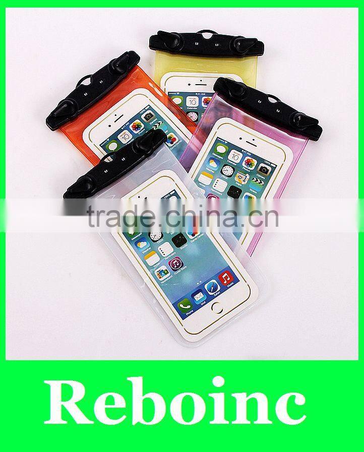 hot fashion stylish shining star waterproof phone bag pouch for IPHONE 6 plus colorful