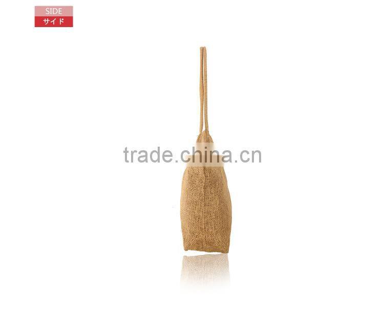 High quality linen tote bag lady shopping bag