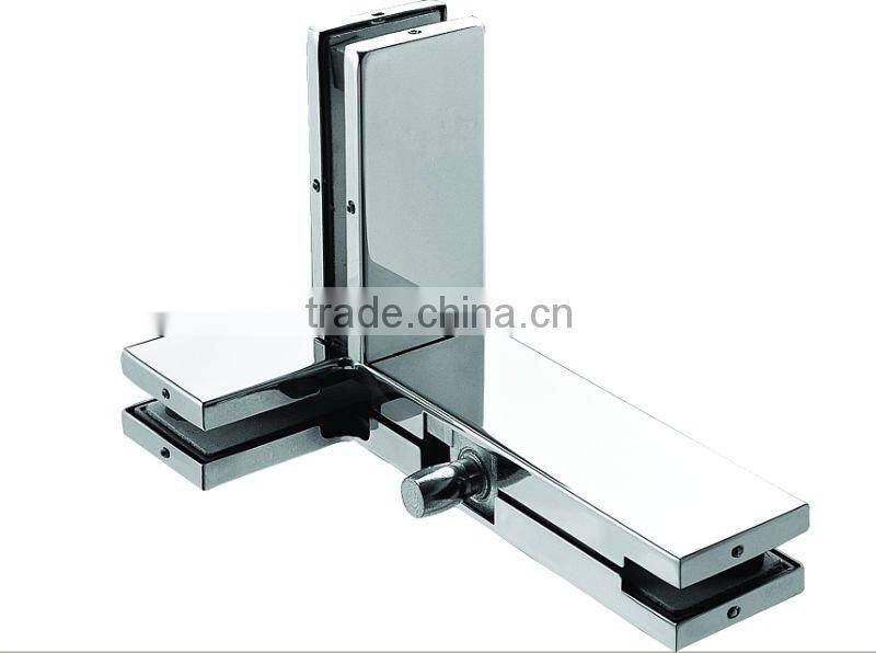 FT-65 Special shape glass patch fitting, F shape glass clamp, stainless steel glass hinge