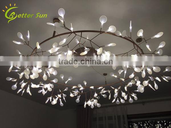 Modern Hill Agens tree Pendant Lamp, Decorative Pendant Light for Restaurant