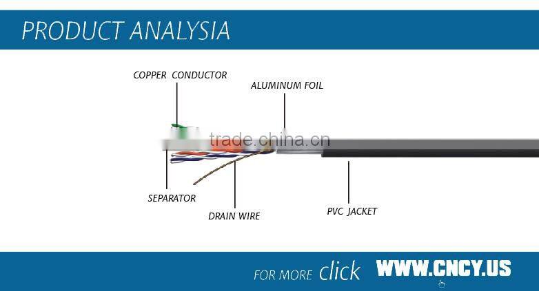 buy direct from manufacturer, high quality low voltage cat6 lan cable ftp