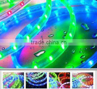 2012 Hot Sales! Free Shipping Super Bright RGB LED SMD5050 Strip Light 60LED/METER CE&RoHS 2 Years Warranty Waterproof IP67