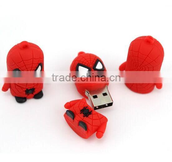 Spider-Man cartoon shape usb flash drive spiderman usb drive 2.0