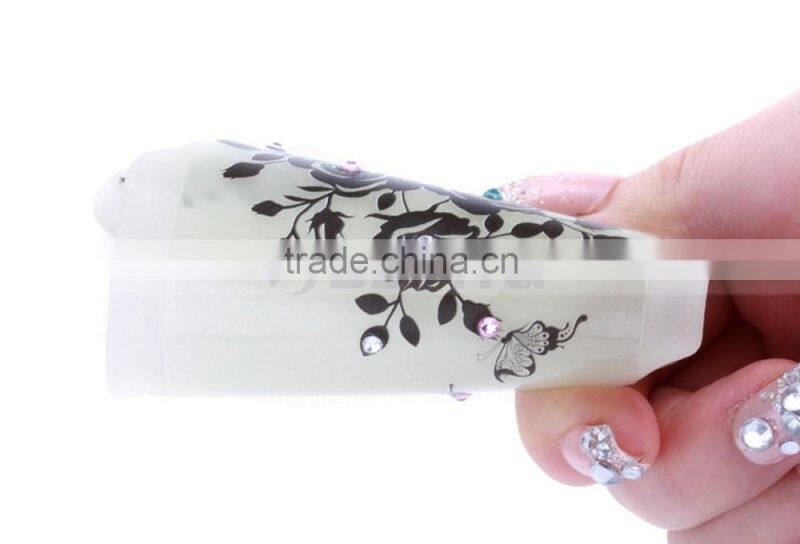 Ultra-Slim Glow In the Dark Mobile Phone Cases Luminous Plastic TPU Back Butterfly Flower Case for iPhone 6S 5 Plus