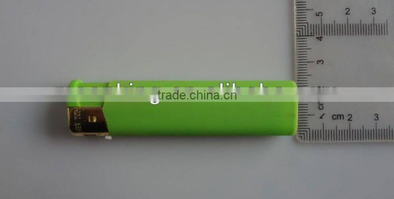 plastic material refillable round style electronic cigarette lighter