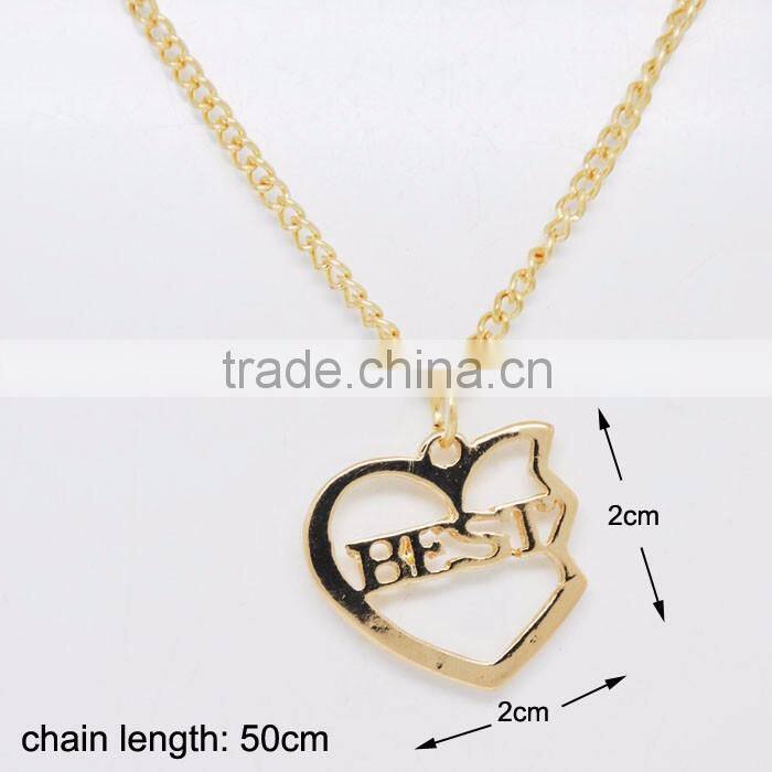 online shop china gold necklace designs in 10 grams 3 best friends necklaces pendant necklace