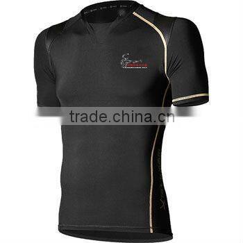 custom sublimated rash guard fabric/make your own rash guard custom logo