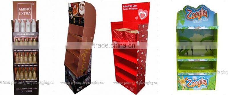 Pos custom printed decorative and fancy retail promotional plant cardboard display
