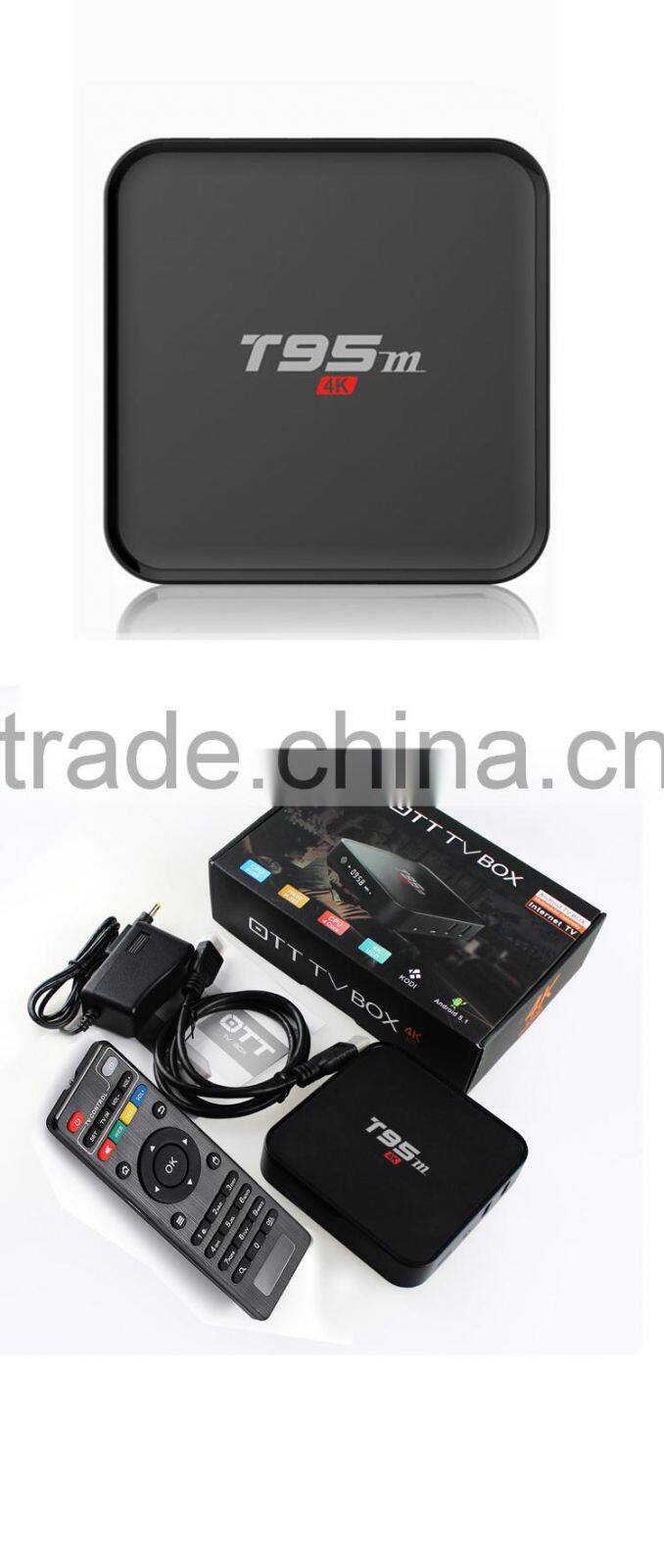 T95M iLepo plus 4K low configuration 1GB RAM android 5.1 LED display OTT TVBOX