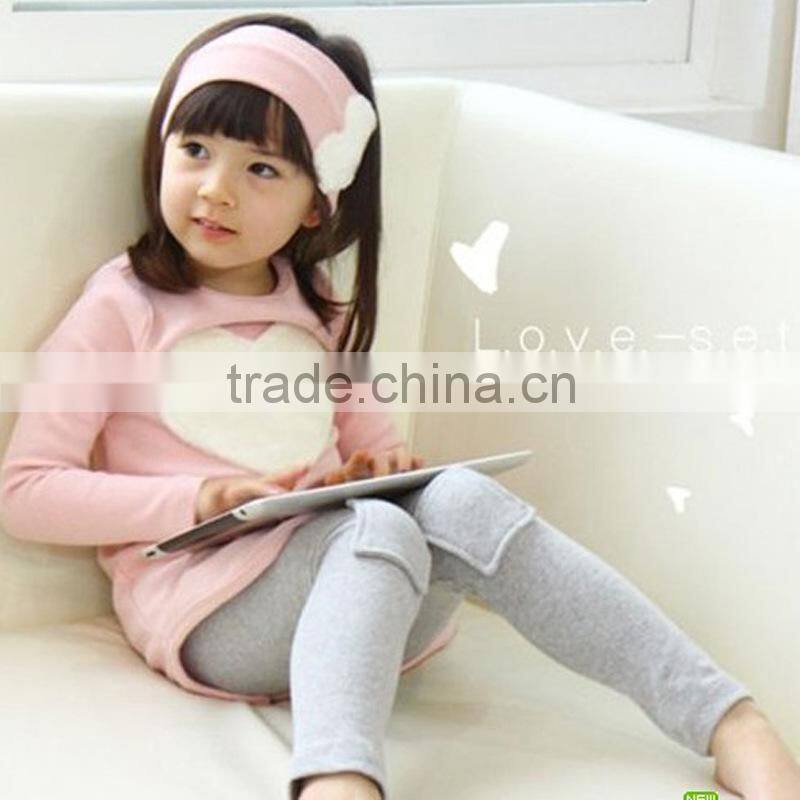 beautiful girls clothing girls coat with pants hairband 3 piece 2015 fashion girls clothing