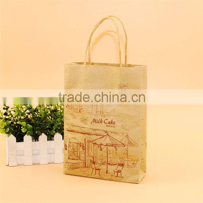 Custom Printed Recycled brown paper bag