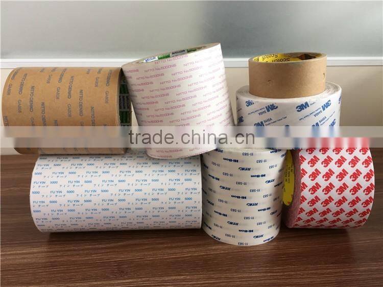 0.14mm Thickness Nameplate Bonding Double Coated Tissue Tape
