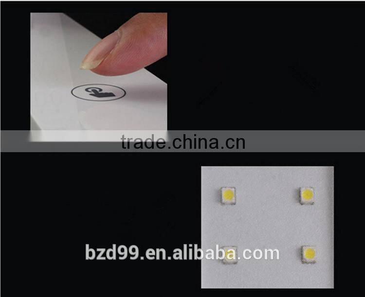 Fashionable USB Port Recgargeable Flexible Folding LED Table Lamp with Calendar Timer Temprature and Alarm Clock Functions