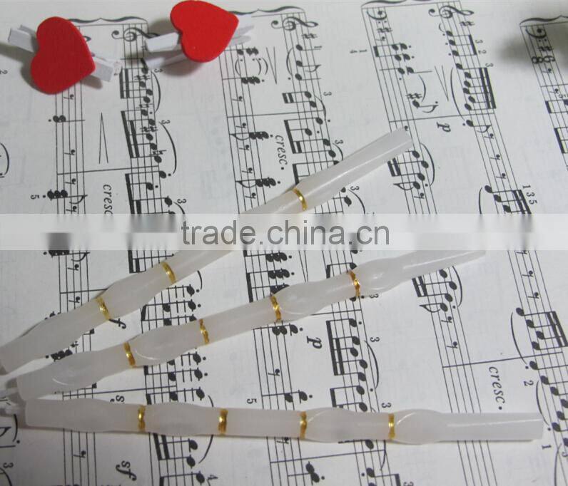 Smokeless and Drippless Paraffin Wax White Decorative Birthday Candle