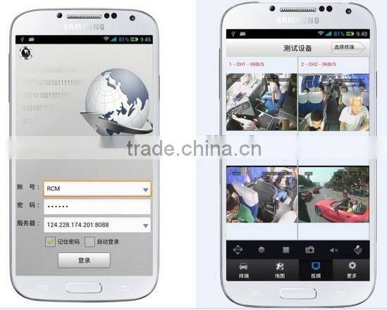 High Quality 3G Mobile DVR, car dvr with video player playback system