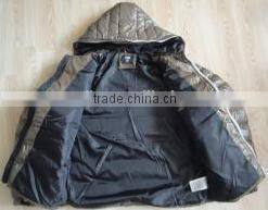 Winter men's padding jacket with hoody padding jacket