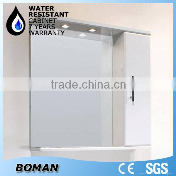 high gloss stainless steel bathroom mirror vanity cabinet