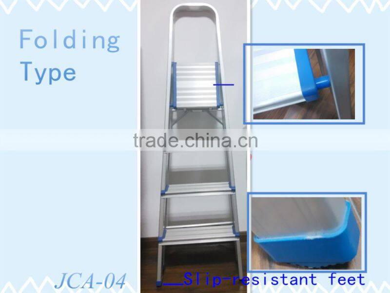 4_step ladder Aluminium household ladder with handrails