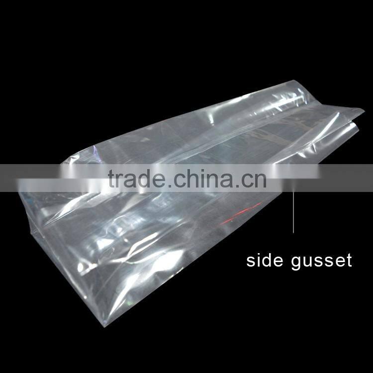 opp self adhesive seal square btoom stand up bag for snacks